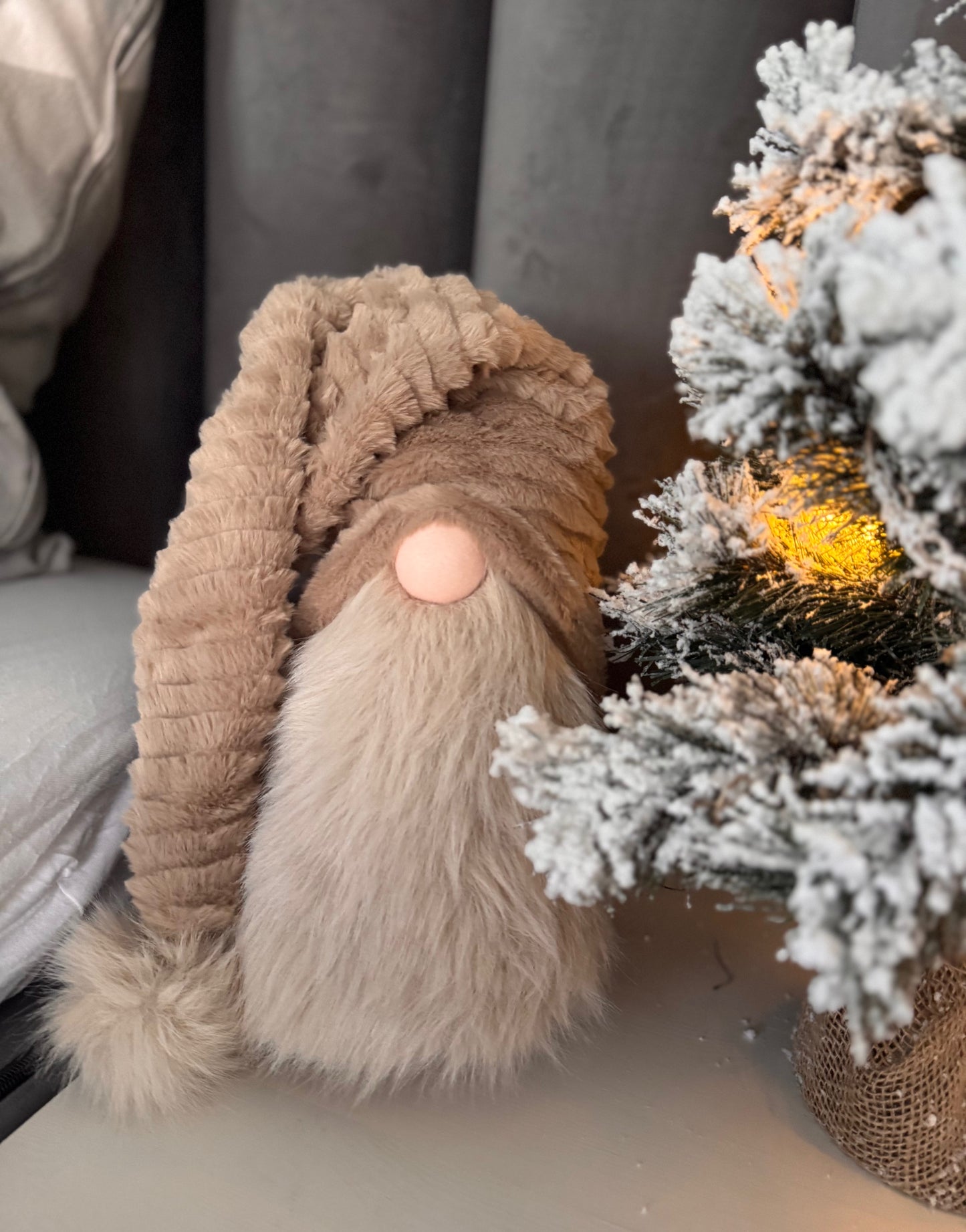 Wichtel Scandi Style in Beige 22 x 33 x 16 cm von Wurm