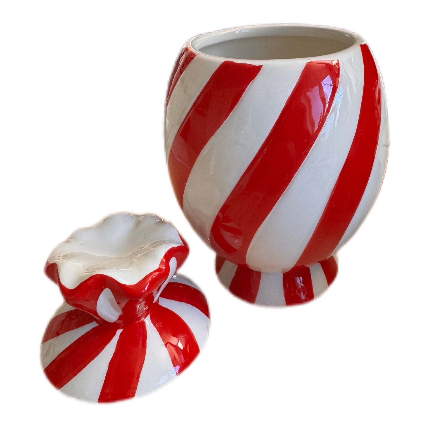 Keksdose Candy in Rot/weiß von Exner