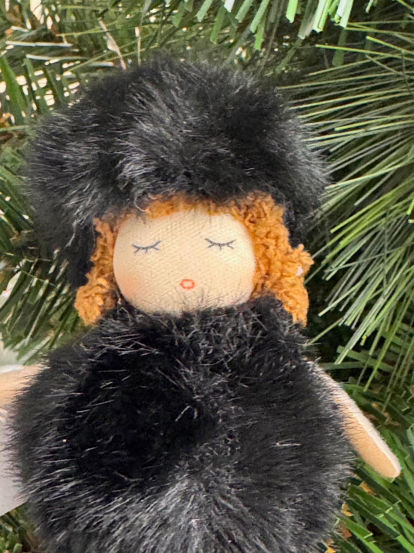 Kuschelige Schutzengel Puppe  Lanky von Exner 14 cm