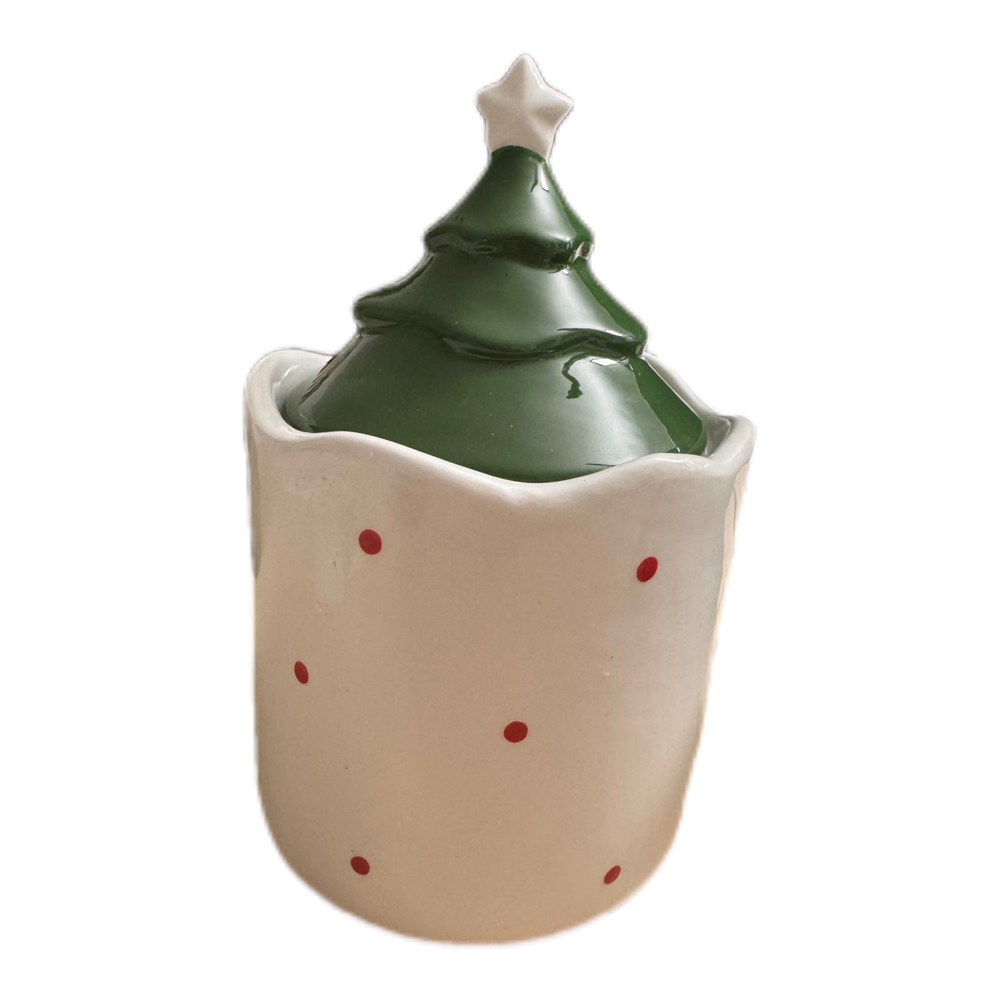 Weihnachts Dose Gris in Rot/Weiß/Grün  von Exner