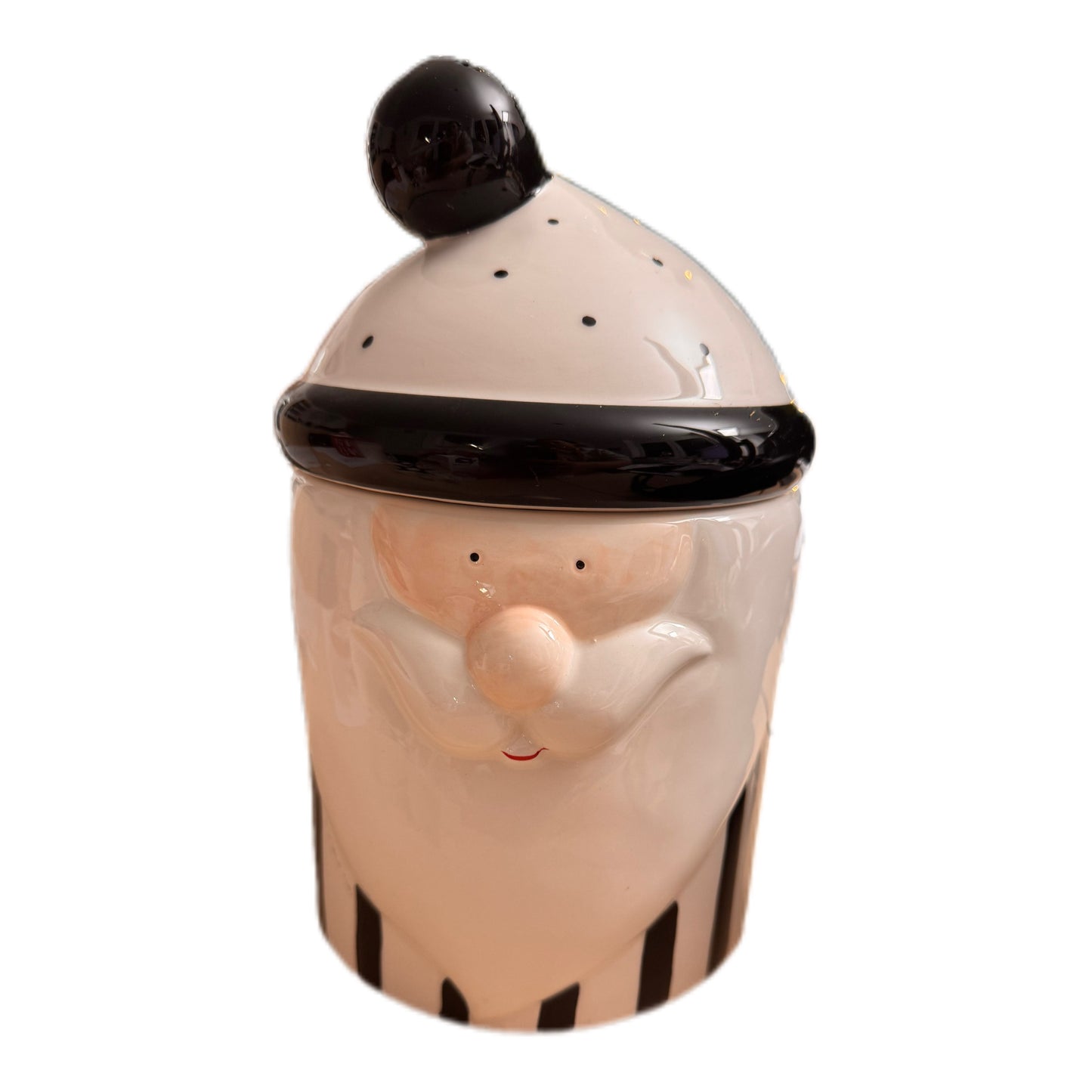 Weihnachtsdose XOXO schwarz/weiß von Exner ca. 25 cm