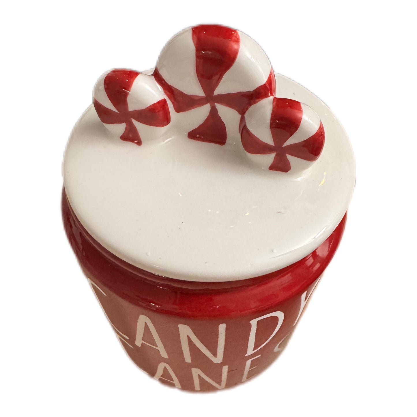 Keksdose " Candy Canes " in Rot/weiß von Exner