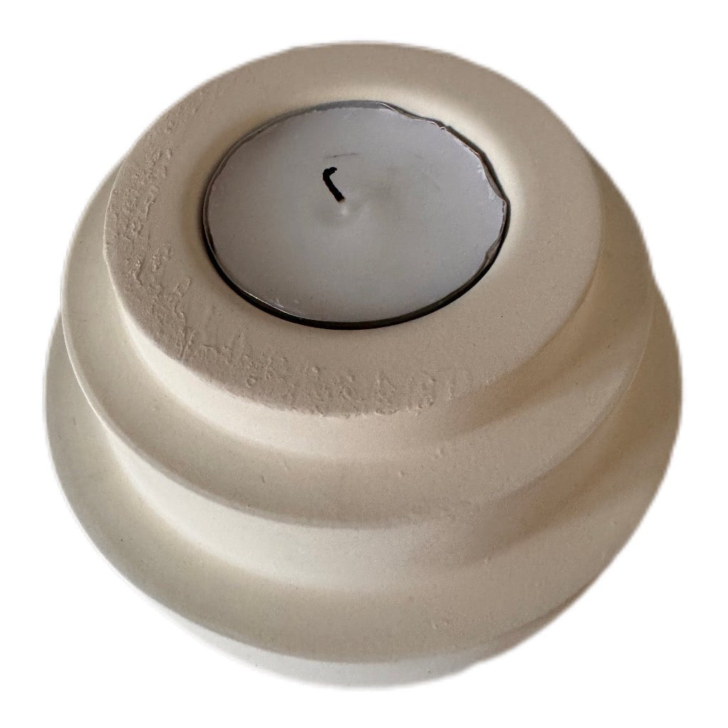 Kerzenhalter Saluzzo Cream matt von Light & LIving - JP Lifestyle & More