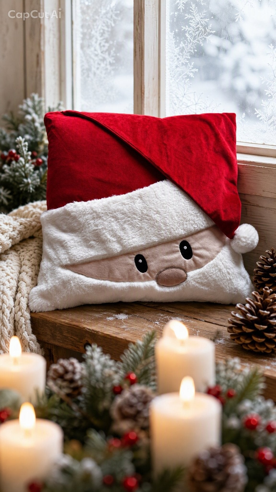 Kissen CHEEKY SANTA 45 x 45 cm von Rogon Products - JP Lifestyle & More