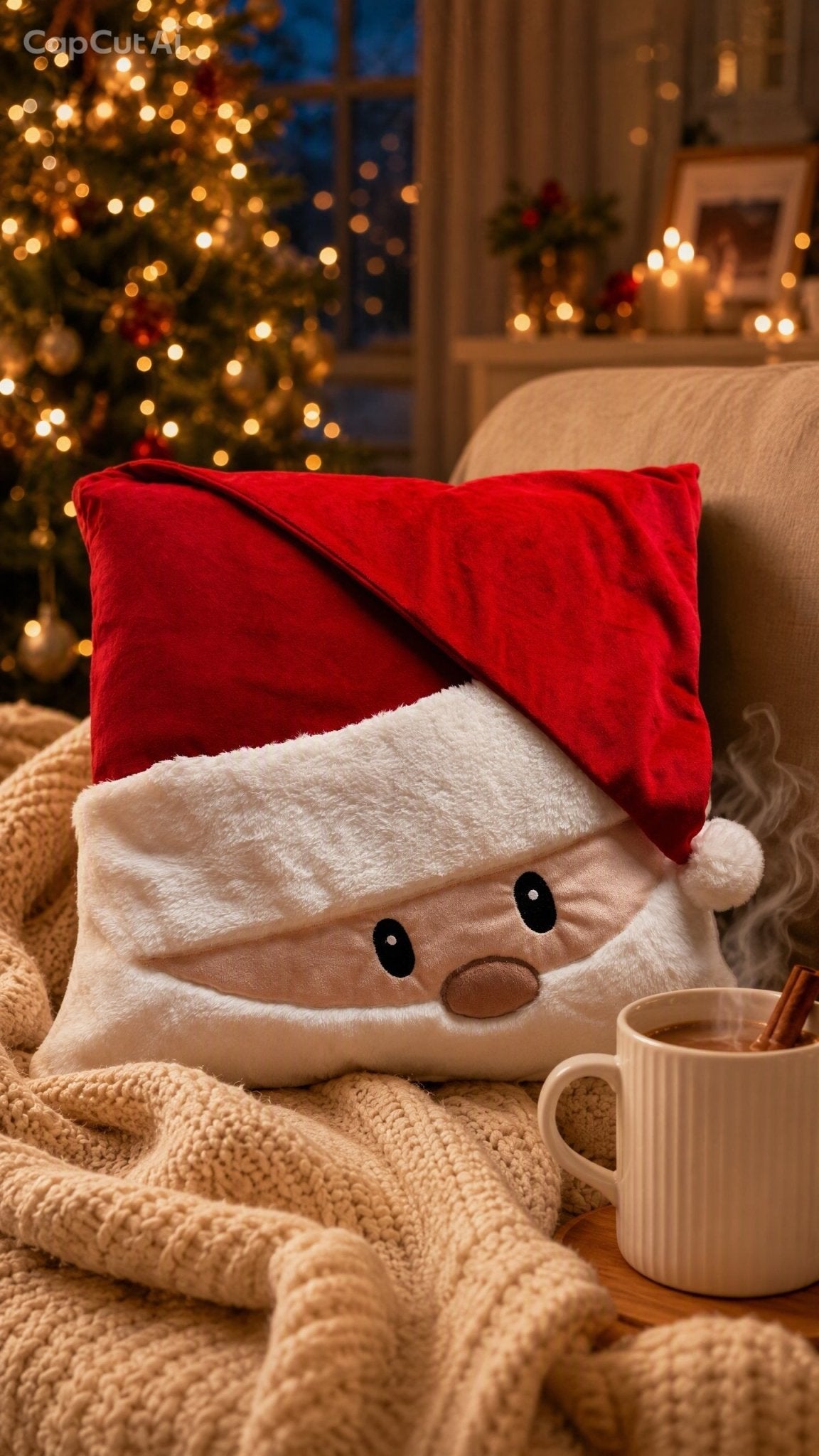 Kissen CHEEKY SANTA 45 x 45 cm von Rogon Products - JP Lifestyle & More