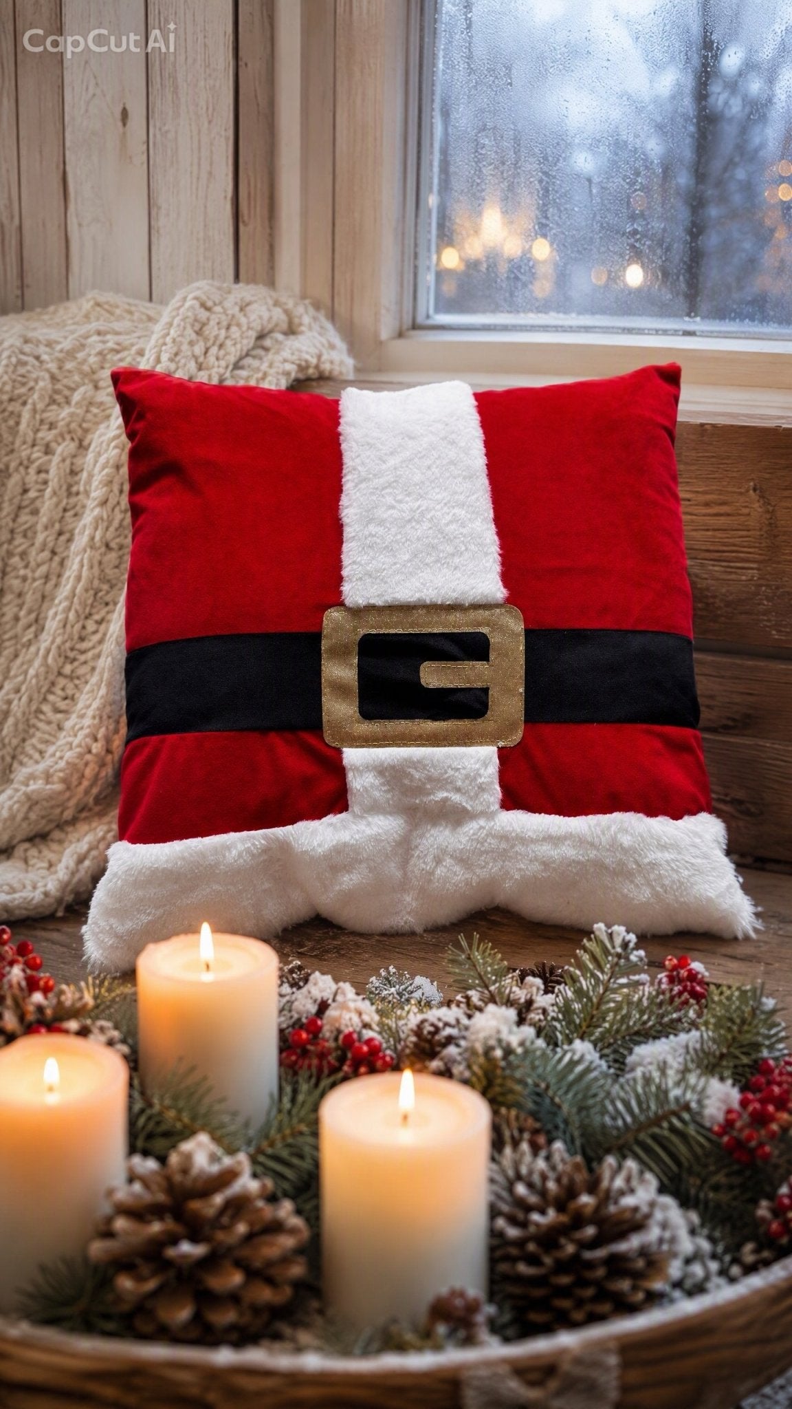 Kissen Santa Belly 45 x 45 cm von Rogon Products - JP Lifestyle & More