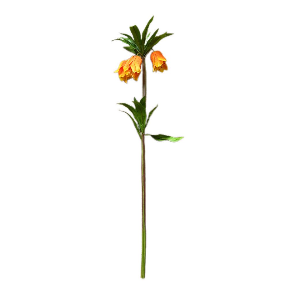 Künstiche Kaiserkrone ( Fritillaria Imperialis ) Orange ca. 77 cm - JP Lifestyle & More
