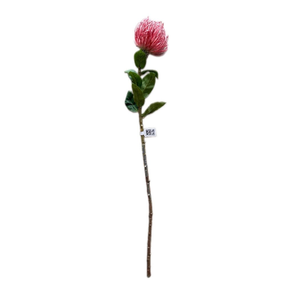 Künsticher Queen Protea Stem Zweig -Langlebiger Zweig in Pink - JP Lifestyle & More