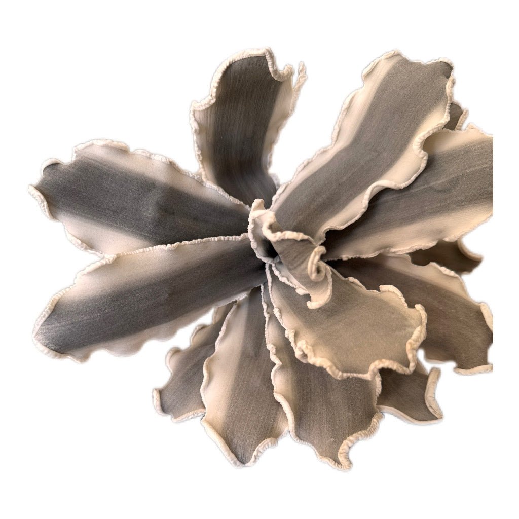 Kunstblume in edlem Grau modern und elegant 92 cm - JP Lifestyle & More