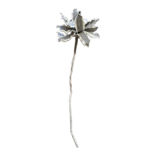 Kunstblume in edlem Grau modern und elegant 92 cm - JP Lifestyle & More