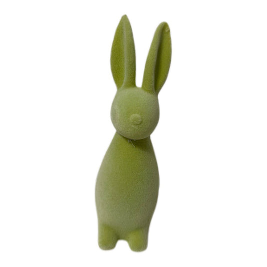 Osterhase beflockt in Grün 30 cm von Wurm - JP Lifestyle & More
