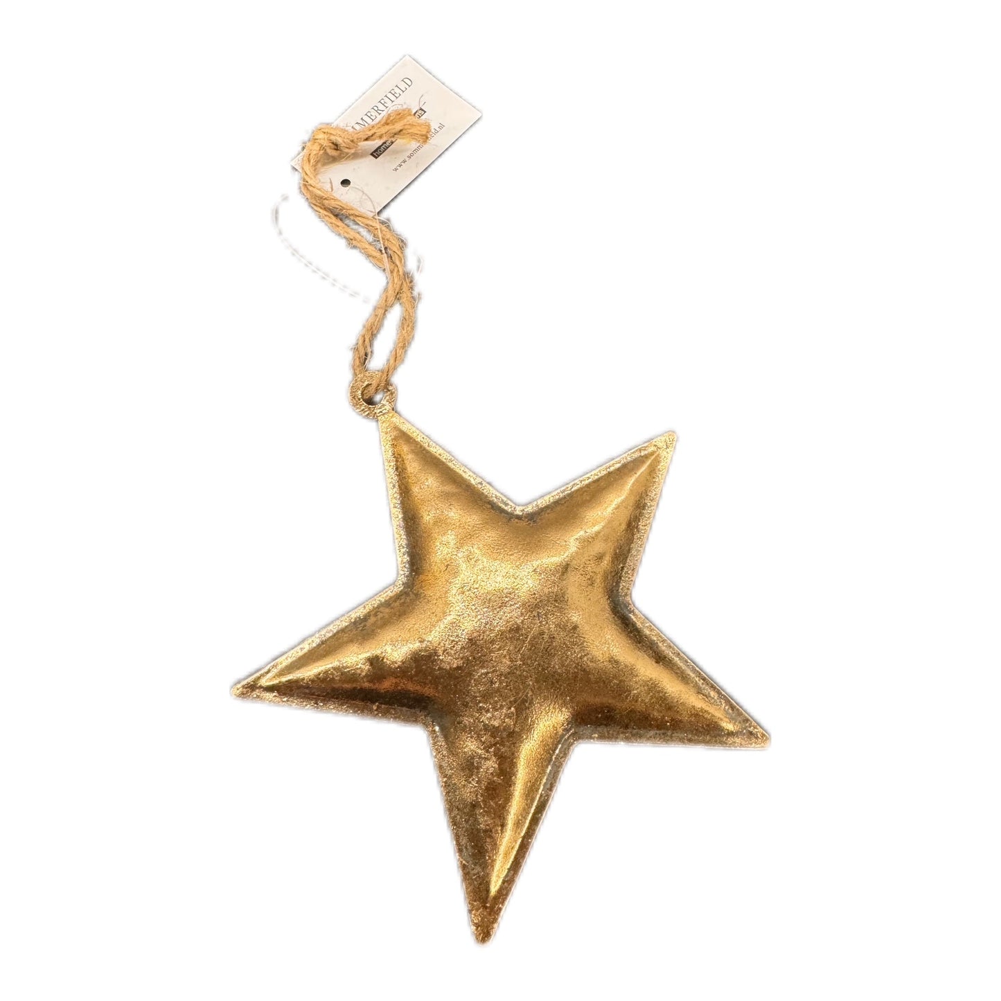 Stern Anhänger in Gold 12 cm von Sommerfield - JP Lifestyle & More