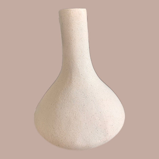 Vase long neck in Beige/ Natur - JP Lifestyle & More