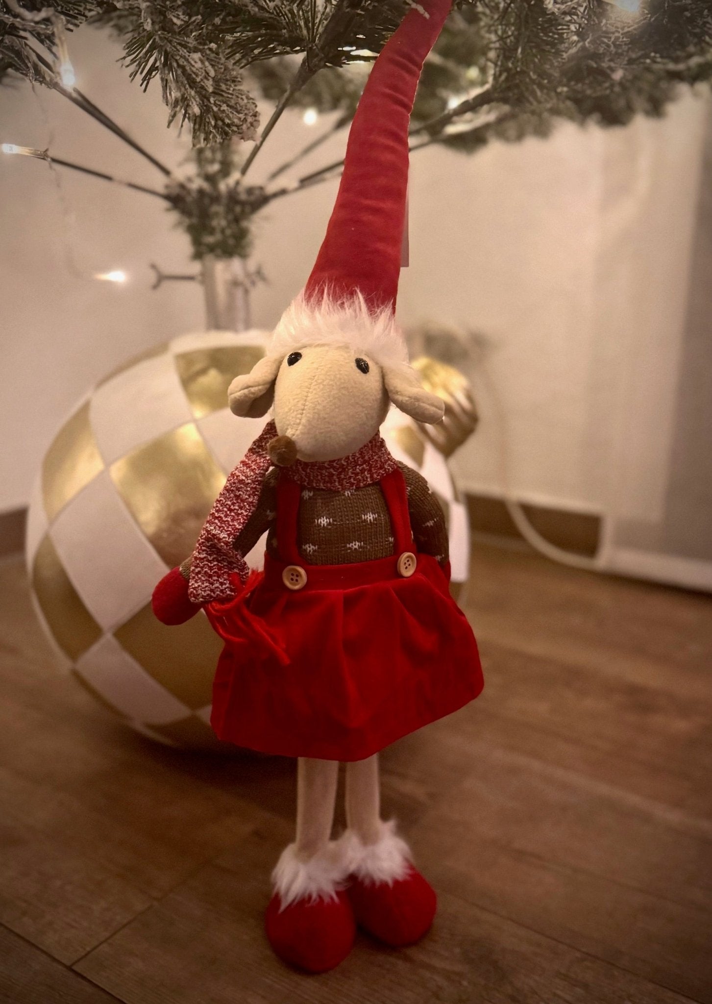 Zauberhafte Wintermaus von Wurm ca 58 cm - JP Lifestyle & More